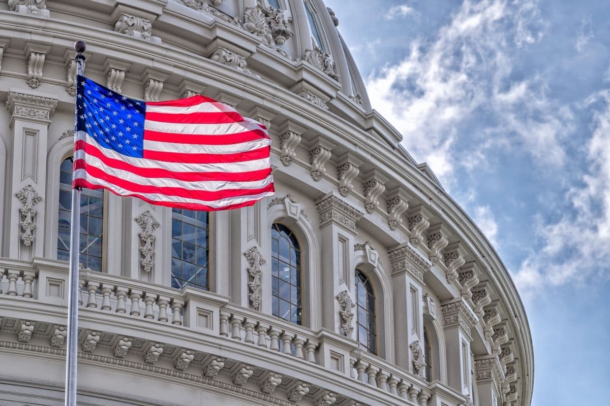 Washington DC Capitol view on cloudy sky_AdobeStock_174806108